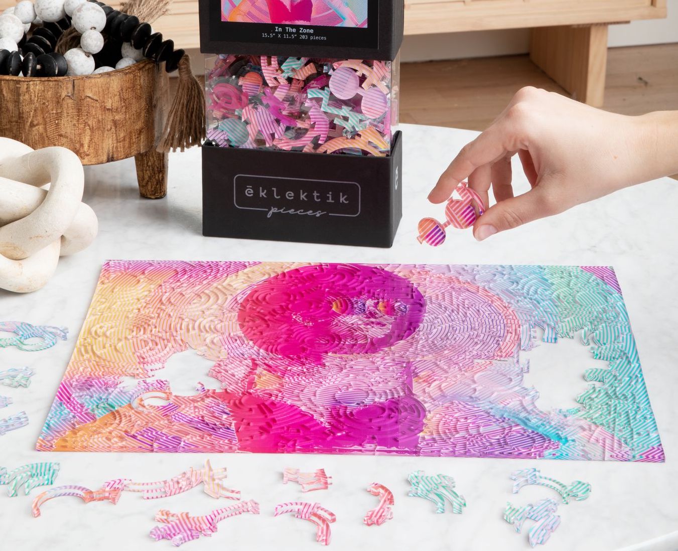 puzzles // ēklektik pieces acrylic jigsaw puzzles